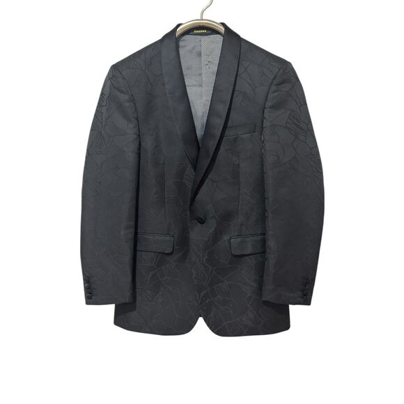 Maenza Black Jacquard Tux Dinner Jacket XS 34 - Picture 1 of 6